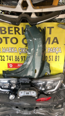 Orijinal Çıkma Dacia Sandero Sol Ön Çamurluk - Yeni Model