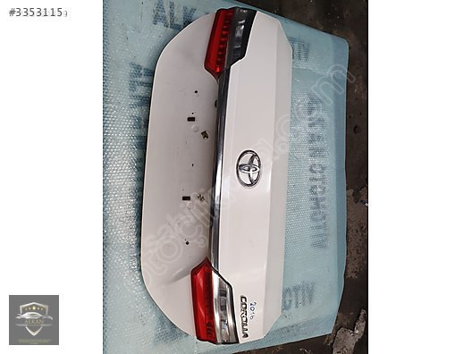 TOYOTA COROLLA 2017 BAGAJ KAPAĞI EURO CARS