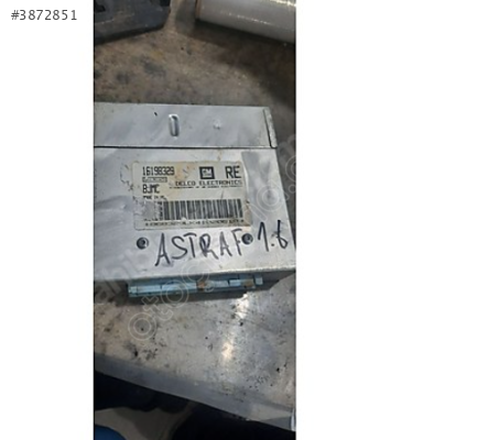OPEL ASTRA F KASA 1.6 MOTOR BEYİNİ 16198329