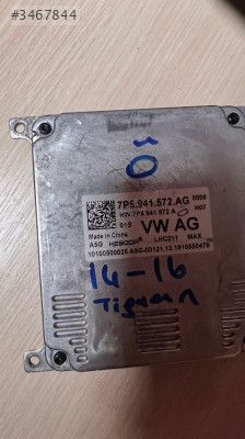7P5941572AG TİGUAN FAR BEYNİ ORJİNAL ÇIKMA