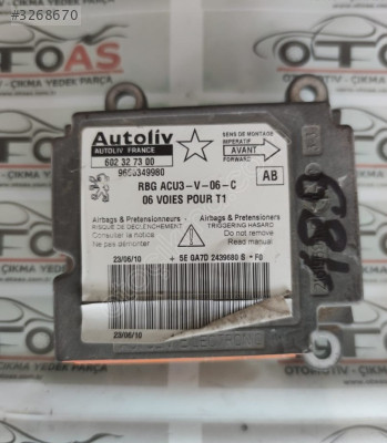 PEUGEOT 206 AİRBAG BEYNİ 602327300 -  965227580