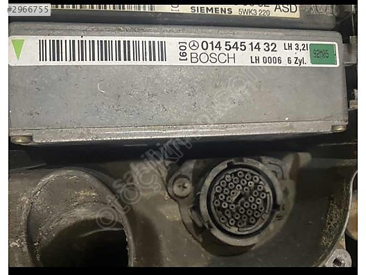 MERCEDES W140 S-SERİSİ ORJİNAL MOTOR BEYNİ -0145451432 KUSURSUZ
