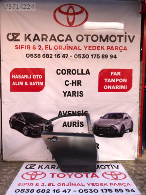 2019-2025 TOYOTA COROLLA ÇIKMA ORJINAL SAĞ ARKA KAPI