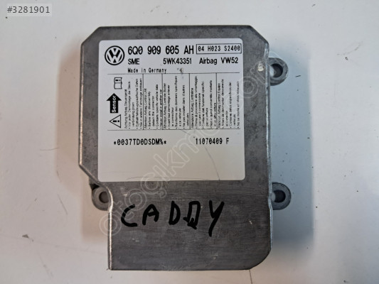 VOLKSWAGEN CADDY AİRBAG BEYNİ
