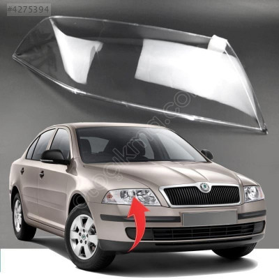 Octavia A5 Kasa Sağ Far Camı 2005-2008 1Z1941018P