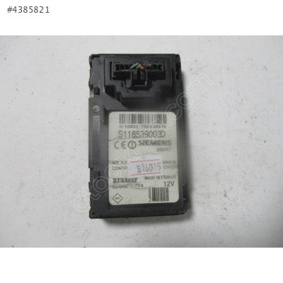 Renault Megane Scenic Anahtar Kart Okuyucu S118539003D