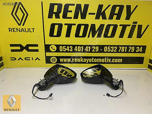 Renault Clio 5 için Orjinal Renkay Sensörlü Katlanır Ayna
