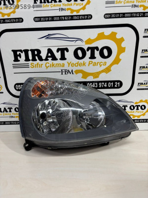 7701057658 CLİO 2 ÖN FAR LAMBASI SAĞ KOMPLE GRİ