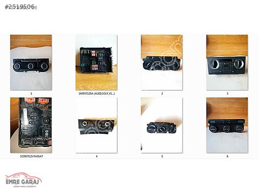 VW AUDI SKODA SEAT CIKMA ORJINAL PARÇA ELEKTRONIK