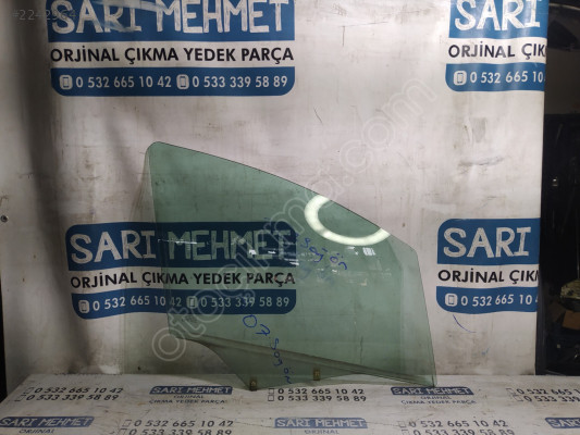 ÇIKMA PEUGEOT 307 SAĞ ÖN KAPI CAMI