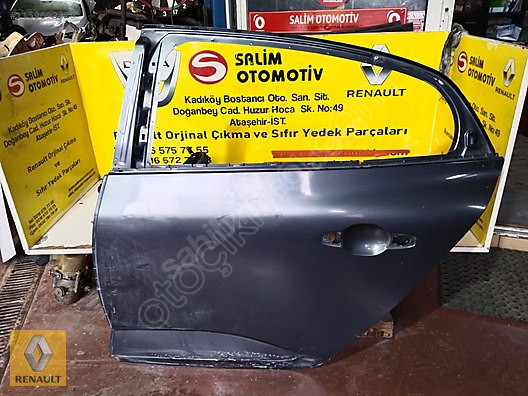 RENAULT MEGAN 4 ÇIKMA ORJİNAL SOL ÖN KAPI VE DİĞER PARÇALARI