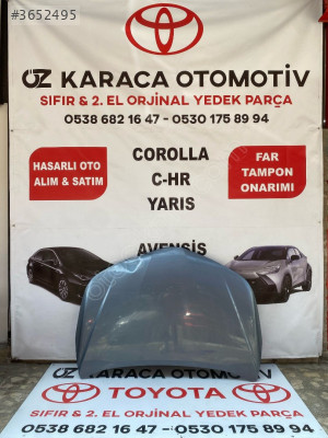 2019-2025 TOYOTA COROLLA ÇIKMA ORJİNAL ÖN KAPUT