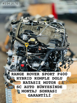 RANGE ROVER SPORT P400 HYBRİD KOMPLE MOTOR