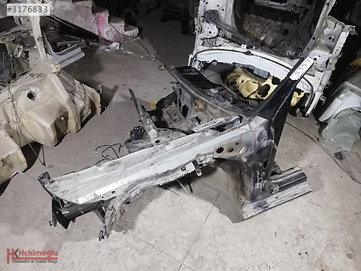 AUDİ A6 C6 SOL ÖN ŞASİ-ŞASE ÇEYREK MARŞPİYEL TAVAN ARKA ŞASİ POD