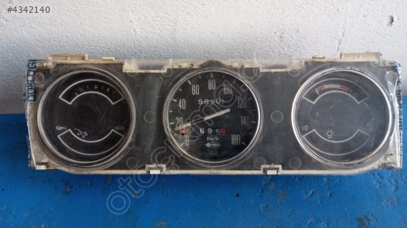 Renault 12 gösterge paneli