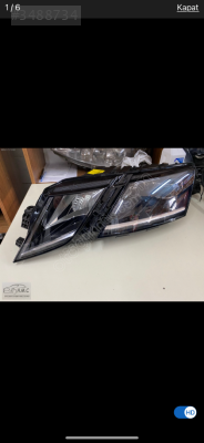 2017-2019 SKODA OCTAVİA SOL FAR FULL LED ORJİNAL