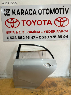 2007-2012 TOYOTA COROLLA ÇIKMA ORJİNAL SOL ARKA KAPI