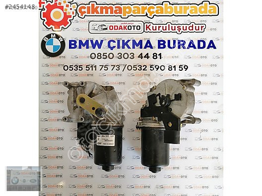 Orijinal BMW E60 5 Serisi Çıkma Silecek Motoru - Temiz