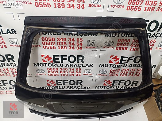 HONDA CRV BAGAJ KAPAK ORJİNAL ÇIKMA YEDEK PARÇA 09-11
