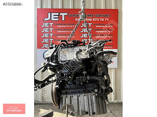 CAX 122 HP KOMPLE DOLU MOTOR PASSAT JETTA GOLF LEON SCİROCCO
