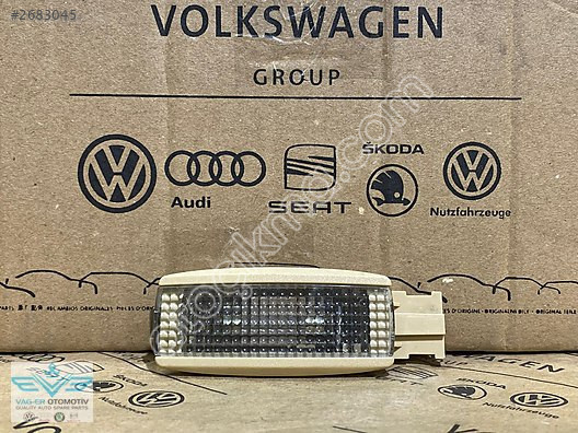 1997-2000 VW Passat B5 Bej Güneşlik Makyaj Lambası Sol/Sağ