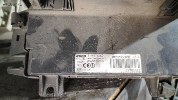 FIAT Panda Sigorta Body Beyni S118578020J