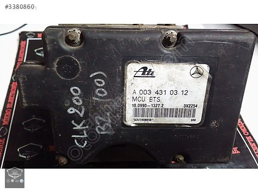 A0034310312 10.0990-1327.2 MERCEDES SLK ABS BEYNİ