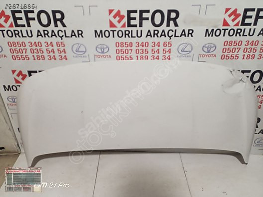 TOYOTA PROACE MOTOR KAPUTU ÇIKMA ORİJİNAL PARÇA 2021-2023