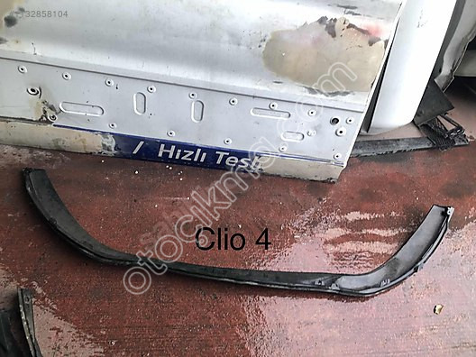 Clio 4 ön tampon alt spoyler karlık çıkma ORJİNAL