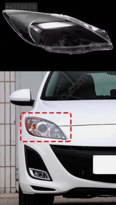 MAZDA 3 HIGH SIFIR SAĞ FAR CAMI 2010-2012