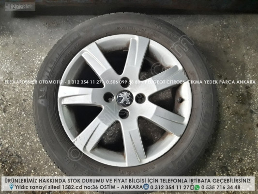 PEUGEOT 308 ÇIKMA 16inç ÇELİK JANT (2008-2013)