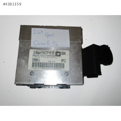 16204749 GK Opel Corsa 1.4 Motor Beyni Komple Seti