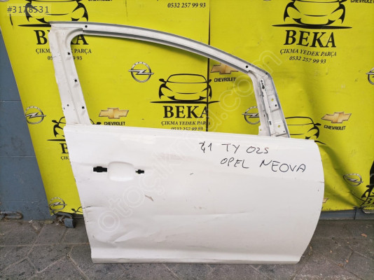 OPEL ASTRA J SAĞ ÖN KAPI BEYAZ ÇIKMA ORJİNAL YEDEK PARÇA