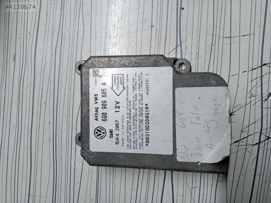 VOLKSWAGEN Golf Bora Polo Airbag Beyni 6Q0909605A
