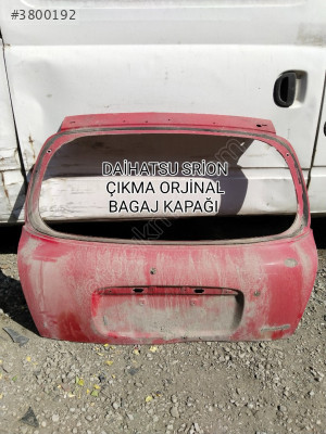 DAİHATSU SİRİON ÇIKMA ORJİNAL BAGAJ KAPAĞI