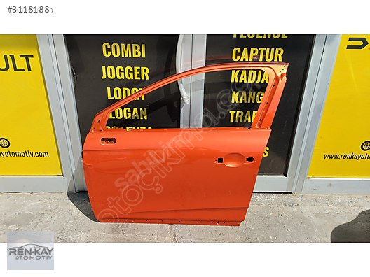 801117899R RENAULT CLİO 5 TURUNCU SOL ÖN KAPI ORJ RENKAY OTO