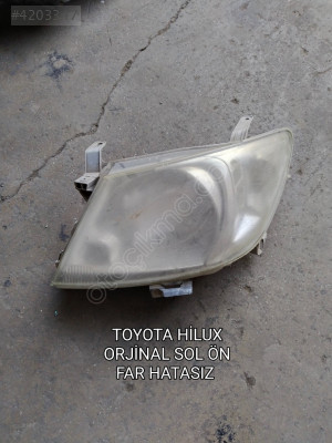 TOYOTA HİLUX ORJİNAL HATASIZ SOL ÖN FAR 2006-2011