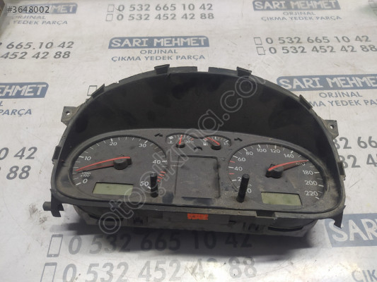 ÇIKMA VW TRANSPORTER T4 KİLOMETRE GÖSTERGE SAATİ 7D0920801H