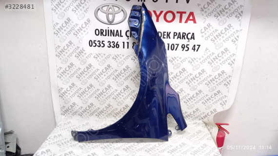 TOYOTA AVENSİS 2009 2013 SOL ÖN ÇAMURLUK ÇIKMA ORJİNAL