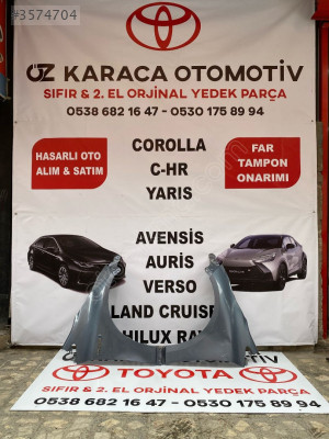 2019-2025 TOYOTA COROLLA ÇIKMA ORJİNAL SOL ÖN ÇAMURLUK