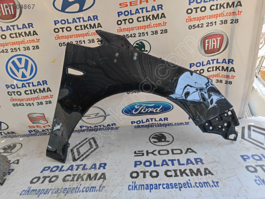 Opel Astra J ön sağ çamurluk orijinal göçük hasarlı