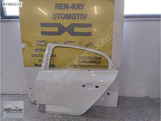 RENAULT MEGANE SOL ARKA KAPI BEYAZ ORJ ÇIKMA RENKAY KOCAELİ