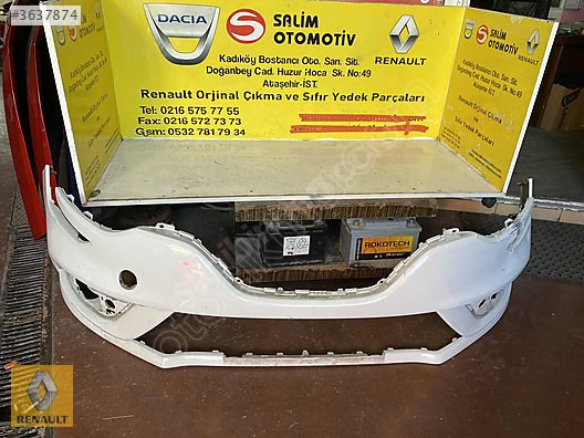 RENAULT MEGAN 4 ÇIKMA ORJİNAL BOŞ ÖN TAMPON VE DİĞER PARÇALARI
