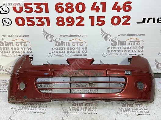 NISSAN MICRA 2004-2009 KIRMIZI ÖN TAMPON-ÇIKMA PARÇA