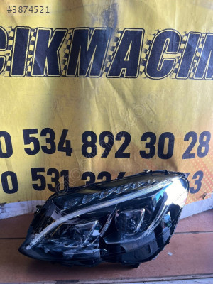 W205 C Serisi Mercedes İçin Çift Mercekli Sol Far