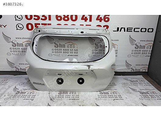 NISSAN MICRA BAGAJ KAPAGI CIKMA YEDEK PARÇA K14 2019-2022