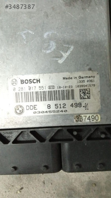 8512499 BOSCH 0281017551 BMW E87 E90 X1 N47 MOTOR BEYNİ ÇIKMA