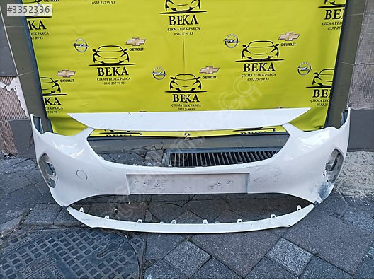 OPEL CORSA F ÖN TAMPON BEYAZ ÇIKMA ORJİNAL YEDEK PARÇA