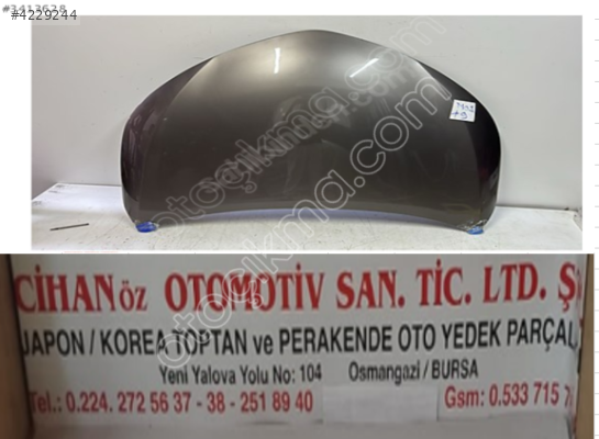 TOYOTA COROLLA- ÖN KAPUT 2014-2017,