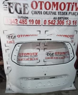 DACİA LODGY BEYAZ ARKA BAGAJ KAPUTU ORJİNAL BOYASIZ